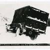 Mail truck snowed in the Uintah mountains, Utah.