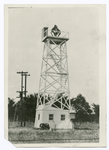 Revolving beacon which casts a ray of light 150 miles.