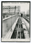 American Pneumatic Service Co. : showing manner of laying underground tubes, Huntington Ave. viaduct, Boston.