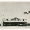 Mail planes on line before the Reno, Nevada hangar.