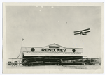 Mail planes on line before the Reno, Nevada hangar.