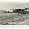 Cheyenne, Wyoming, air mail station. Tuning up a plane for another lap of the journey.