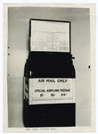 Air mail letter box.