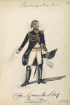 Bataafsche Republiek. Officer General Stat te velde. 1804