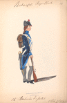 Bataafsche Republiek.14 Bataillon Infanterie. 5 Oct., 1804