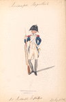 Bataafsche Republiek.  10 Bataillon Infanterie. 23 Aug., 1804