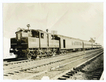 First electrically operated locomotive on New York Central lines