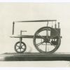 Murdock's engine, one of the earliest uses of steam on roads, not designed for trains or rails.