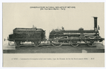 Locomotive Crampton avec son tender, type du chemin du fer du nord (année 1858)