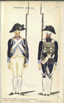 Bataafsche Republiek. Achttiende Bataillon Linie Infanterie (Later bepaalde verandering).  21 April 1804
