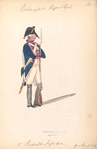 Bataafsche Republiek. 5 Bataillon Infanterie.   9 Augustus 1804