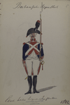 Bataafsche Republiek. Eerst halve brigade Infanterie