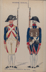 Bataafsche Republiek. Eerste Bataillon Infanterie van Linie
