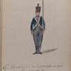 Nederlanden (Engeland). Een Canonnier van de E... Brigade en Engeland dienst