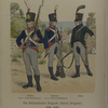 England. Die Hollaendische Brigade (Dutch Brigade). 1799-1802. Fuesilier vom 1. Infanterie-Regiment, Flankeur vom 2. Infanterie-Regiment, Jaeger