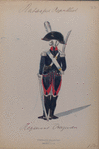 Bataafsche Republiek. Regiment Dragonder