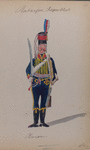 Bataafsche Republiek. Huzaar