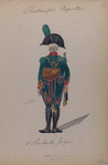 Bataafsche Republiek. 1e [Eerst] Bataillon Jagers