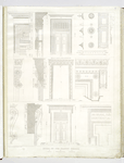 Doors of the classical orders. : A Pantheon.; B Minerva Polias at Athens.; C. Hercules at Cora.