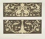 Inlaid wood of the XVth. century. In Sta. Maria in Organo at Verona. (Size of original)