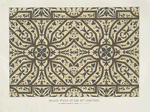 Inlaid wood of the 15th. century. In Sta. Maria in Organo at Verona. (Size of original)