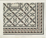Ancient Roman tesselated pavement lately discovered at Brescia. Two fifths of the original size.
