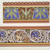 A. Paintings of a frieze, and B., of a zockel by Giotto. In the upper church of St. Francesco at Assisi.
