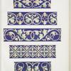 Various borders from the Church of St. Andrea at Vercelli. Beginning of the XIIIth. century.