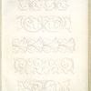Various borders from the Church of St. Andrea at Vercelli. Beginning of the XIIIth. century.