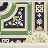 Portion of a painted ceiling by Berno. Luini, XVIth. century. In the church of the Monastero maggiore at Milan.