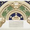Portion of a painted ceiling in the Monastero maggiore at Milan. (Size of the original)