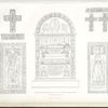 Sepulchral monuments of the XV and XVI centuries. From the Church of Sta. Maria del Popolo at Rome.