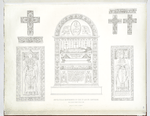 Sepulchral monuments of the XV and XVI centuries. From the Church of Sta. Maria del Popolo at Rome.