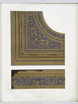 Portions of a ceiling and cornice in gilt stucco in the Palazzo vecchio at Mantua. 1530.