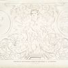 Portion of the principal frieze of the room (A) at Mantua. One third of the original size.