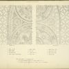 Portions of the painted windows in the upper church of St. Francesco, at Assisi, by Giotto. One fourth of the original size.