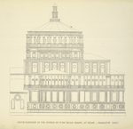 South elevation of the church of Sa. Ma. delle Grazie, at Milan, Bramante (1492)