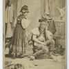 Juvenile performance of Minnie Maddern Fiske (with Joseph K. Emmet) in the stage production Fritz, Our Cousin German