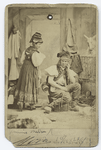 Juvenile performance of Minnie Maddern Fiske (with Joseph K. Emmet) in the stage production Fritz, Our Cousin German