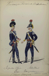 Vereenigde Provincie der Nederland, Infanterie Officier [...] Corps Bayern  (France Emigrant)