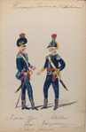 Vereenigde Provincie der Nederland, Infanterie Officier [...] Corps Bayern  (France Emigrant)