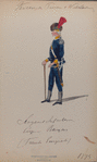 Vereenigde Provincie a Nederland, Sergeant Infanterie Corps Bayern [...] (France Emigrant)