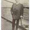 Last Photograph of Charles Frohman, taken on the Lusitania, 1915