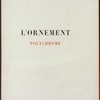 L'ornement polychrome, [Half title]