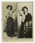 Two views of Margaret Anglin as Ruth Jordan in The Great Divide