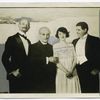 Billie Burke, 1885-, with Daniel Frohman, David Belasco, and Gilbert Miller