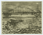 From the painting River Effect, Paris, 1908, in the collection of A.E. Gallatin, New York