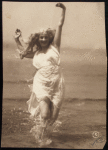 Gertrude Hoffmann dancing in water