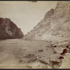 One of the little cedar boats in Cataract Canyon, looking upstream.