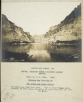 Showing the junction of the Grand and Green Rivers. The walls are 1400 feet high. This is where White said, standing 50 feet above the water he could "see out all over the mesa."